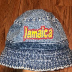 Vintage “Toppers” Jamaica Bucket Hat (Denim)